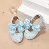 imageGINFIVE Toddler Girls Dress Shoes Mary Janes Ballerina Flats for Girls Shoes ToddlerGn32blue