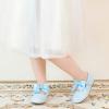imageGINFIVE Toddler Girls Dress Shoes Mary Janes Ballerina Flats for Girls Shoes ToddlerGn32blue