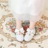 imageGINFIVE Toddler Girls Dress Shoes Mary Janes Ballerina Flats for Girls Shoes ToddlerGn32white