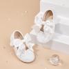 imageGINFIVE Toddler Girls Dress Shoes Mary Janes Ballerina Flats for Girls Shoes ToddlerGn32white