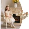 imageGINFIVE Toddler Girls Dress Shoes Mary Janes Ballerina Flats for Girls Shoes ToddlerGn33gold