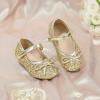 imageGINFIVE Toddler Girls Dress Shoes Mary Janes Ballerina Flats for Girls Shoes ToddlerGn33gold