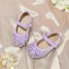 imageGINFIVE Toddler Girls Dress Shoes Mary Janes Ballerina Flats for Girls Shoes ToddlerGn33purple