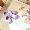 imageGINFIVE Toddler Girls Dress Shoes Mary Janes Ballerina Flats for Girls Shoes ToddlerGn37purple