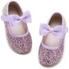 imageGINFIVE Toddler Girls Dress Shoes Mary Janes Ballerina Flats for Girls Shoes ToddlerGn26purple