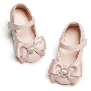 imageGINFIVE Toddler Girls Dress Shoes Mary Janes Ballerina Flats for Girls Shoes ToddlerGf389pink