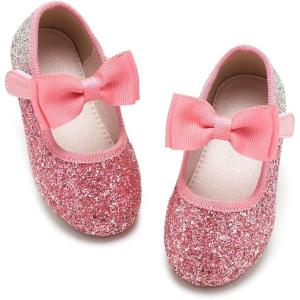 imageGINFIVE Toddler Girls Dress Shoes Mary Janes Ballerina Flats for Girls Shoes ToddlerGn26pink