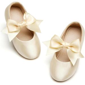 imageGINFIVE Toddler Girls Dress Shoes Mary Janes Ballerina Flats for Girls Shoes ToddlerGn37yellow
