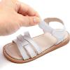 imageGINFIVE Toddler Girls Sandals Little Girls Kids Summer Shoes Toddler SandalsGf367white