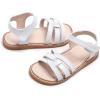 imageGINFIVE Toddler Girls Sandals Little Girls Kids Summer Shoes Toddler SandalsGf367white
