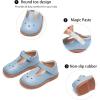 imageGINFIVE Toddler Girls Dress Shoes Little Kids Flats School Mary Janes ShoesGf392blue
