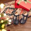 imageGINFIVE Toddler Girls Dress Shoes Little Kids Flats School Mary Janes ShoesGf392navy Blue