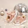 imageGINFIVE Toddler Girls Sneakers Little Girls Slip On Shoes Glitter Sneakers ToddlerGm10rose Gold