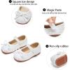 imageGINFIVE Toddler Girls Dress Shoes Little Girls Mary Janes Ballerina Flats Shoes ToddlerGf371white
