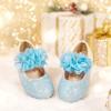 imageGINFIVE Toddler Girls Dress Shoes Little Girls Mary Janes Ballerina Flats Shoes ToddlerGg17blue