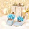 imageGINFIVE Toddler Girls Dress Shoes Little Girls Mary Janes Ballerina Flats Shoes ToddlerGg17blue
