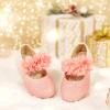 imageGINFIVE Toddler Girls Dress Shoes Little Girls Mary Janes Ballerina Flats Shoes ToddlerGg17pink