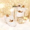 imageGINFIVE Toddler Girls Dress Shoes Little Girls Mary Janes Ballerina Flats Shoes ToddlerGg17white