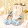 imageGINFIVE Toddler Girls Dress Shoes Mary Janes Ballerina Flats for Girls Shoes ToddlerGg18blue