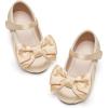 imageGINFIVE Toddler Girls Dress Shoes Little Girls Mary Janes Ballerina Flats Shoes ToddlerGn28yellow