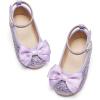 imageGINFIVE Toddler Girls Dress Shoes Mary Janes Ballerina Flats for Girls Shoes ToddlerGg18purple