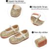 imageGINFIVE Toddler Girls Dress Shoes Little Girls Mary Janes Ballerina Flats Shoes ToddlerGa01gold