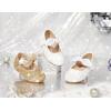 imageGINFIVE Toddler Girls MaryJane Little Girls Slip On Shoes Glitter Ballerina Flats ToddlerGa03white