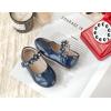imageGINFIVE Toddler Girls MaryJane Little Girls Slip On Shoes Glitter Ballerina Flats ToddlerGg16navy Blue