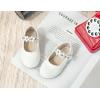 imageGINFIVE Toddler Girls MaryJane Little Girls Slip On Shoes Glitter Ballerina Flats ToddlerGg16white