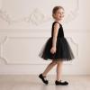 imageGINFIVE Toddler Girls Dress Shoes Little Girls Mary Janes Ballerina Flats Black Shoes Toddler 11