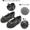 imageGINFIVE Toddler Girls Dress Shoes Little Girls Mary Janes Ballerina Flats Black Shoes Toddler 11