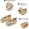 imageGINFIVE Toddler Girls Dress Shoes Little Girls Mary Janes Ballerina Flats Shoes ToddlerGa02gold