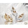 imageGINFIVE Toddler Girls Dress Shoes Little Girls Mary Janes Ballerina Flats Shoes ToddlerGa02silver