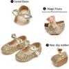 imageGINFIVE Toddler Girls Dress Shoes Little Girls Mary Janes Ballerina Flats Shoes ToddlerGa03gold