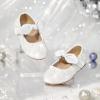 imageGINFIVE Toddler Girls Dress Shoes Little Girls Mary Janes Ballerina Flats Shoes ToddlerGa03white