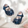 imageGINFIVE Toddler Girls Dress Shoes Little Girls Mary Janes Ballerina Flats Shoes ToddlerGg15navy Blue