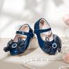 imageGINFIVE Toddler Girls Dress Shoes Little Girls Mary Janes Ballerina Flats Shoes ToddlerGg15navy Blue