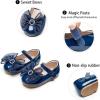 imageGINFIVE Toddler Girls Dress Shoes Little Girls Mary Janes Ballerina Flats Shoes ToddlerGg15navy Blue