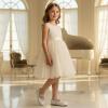 imageGINFIVE Toddler Girls Dress Shoes Little Girls Mary Janes Ballerina Flats Shoes ToddlerGh24  White