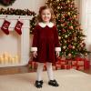 imageGINFIVE Toddler Girls Dress Shoes Little Girls Mary Janes Ballerina Flats Shoes ToddlerGl06black