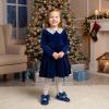 imageGINFIVE Toddler Girls Dress Shoes Little Girls Mary Janes Ballerina Flats Shoes ToddlerGl06blue