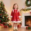 imageGINFIVE Toddler Girls Dress Shoes Little Girls Mary Janes Ballerina Flats Shoes ToddlerGl06gold