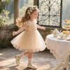 imageGINFIVE Toddler Girls Dress Shoes Little Girls Mary Janes Ballerina Flats Shoes ToddlerGn28yellow