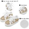 imageGINFIVE Toddler Girls Sneakers Little Girls Slip On Shoes Glitter Sneakers ToddlerGold Gs09