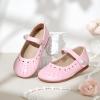 image:imageGINFIVE Toddler Girls Dress Shoes Little Girls Mary Janes Ballerina Flats Shoes ToddlerGg19pink