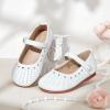 image:imageGINFIVE Toddler Girls Dress Shoes Little Girls Mary Janes Ballerina Flats Shoes ToddlerGg19white