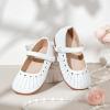 image:imageGINFIVE Toddler Girls Dress Shoes Little Girls Mary Janes Ballerina Flats Shoes ToddlerGg19white