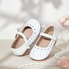 image:imageGINFIVE Toddler Girls Dress Shoes Little Girls Mary Janes Ballerina Flats Shoes ToddlerGg19white