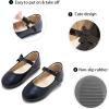 image:imageGINFIVE Toddler Girls Dress Shoes Little Girls Mary Janes Ballerina Flats Shoes ToddlerGh26black