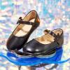 image:imageGINFIVE Toddler Girls Dress Shoes Little Girls Mary Janes Ballerina Flats Shoes ToddlerGh26black